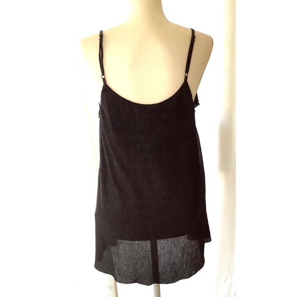 ICHI Textured Ruffle Tank - Picture 5 of 6